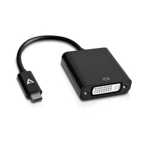USB Type C To DVI-d Adapter Black