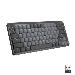 Mx Mechanical Mini Minimalist Wireless Illuminated Keyboard  - Graphite Tactile Quiet Qwerty Us Int