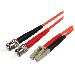 Multimode Duplex Lc/st Fiber Optic Patch Cable - 50/125 1m