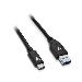 USB3.1 A To USB Type C Cable 1m Black