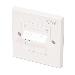 CAT6 Single Wall Plate With 1 Angled X Rj-45 Shuttered Socket Unshielded